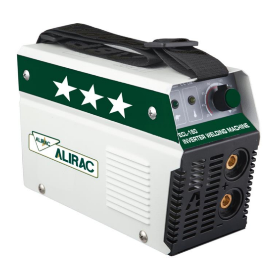 Alirac ECL-160 DC MMA Welder Manuals