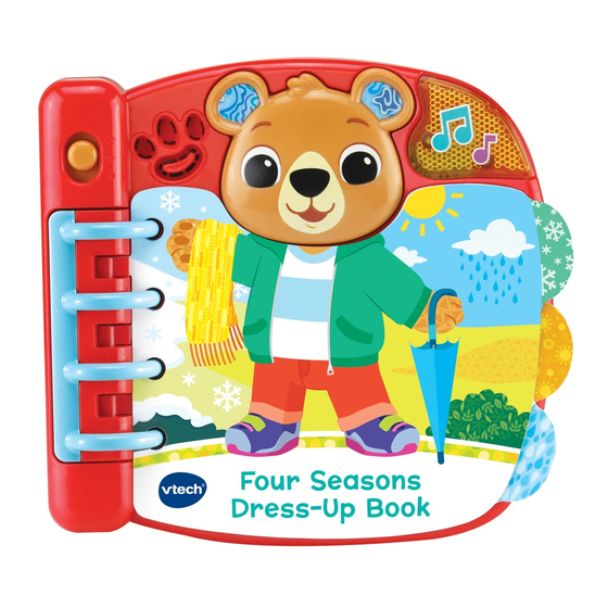 VTech Four Seasons Dress-Up Book Instruction Manual