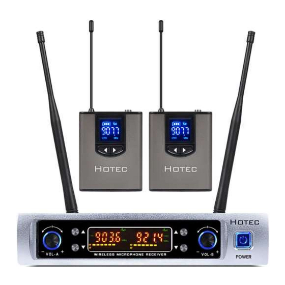 Hotec K Series Quick Start Manual
