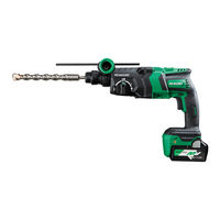 HIKOKI DH 18DPC Handling Instructions Manual