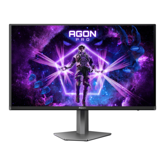 AOC AGON PRO AG276QZD2 User Manual