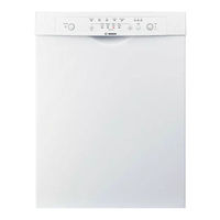 Bosch SHX3AM05UC - Dishwasher With 3 Wash Cycles Installation Instructions Manual