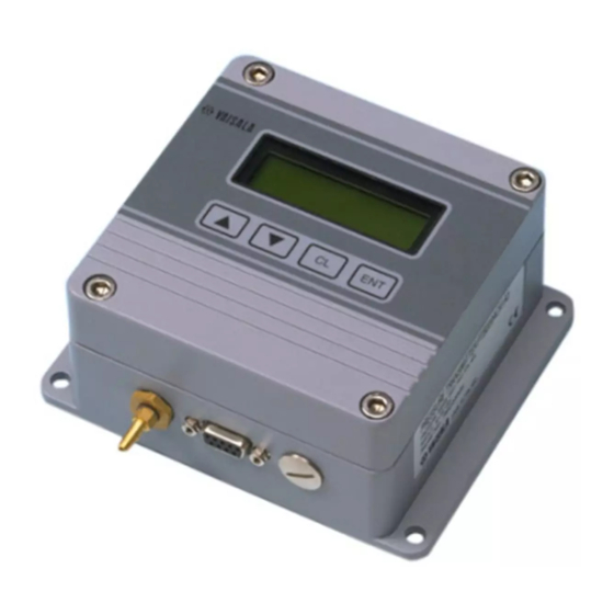 Vaisala PTB220 Series User Manual