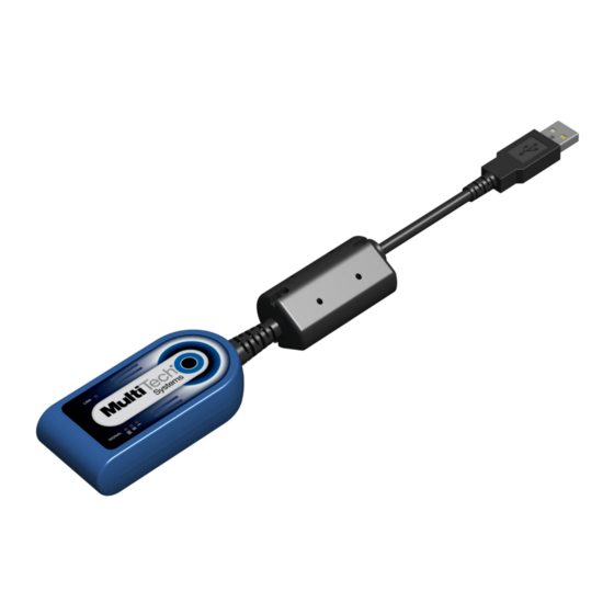Multi-Tech QuickCarrier USB-D MTD-H5 Manuals