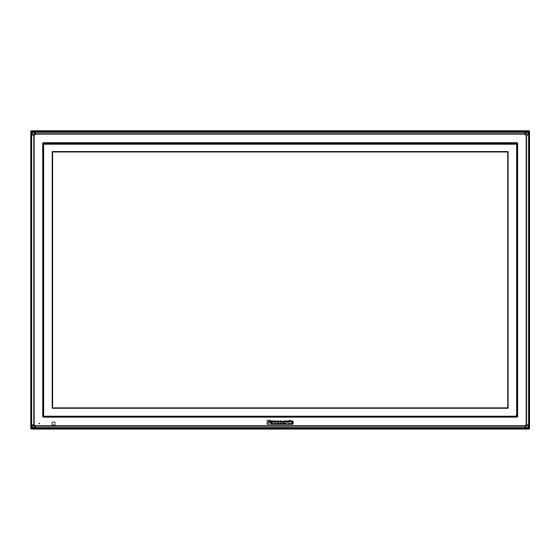 Panasonic TH-50VX100U Service Manual