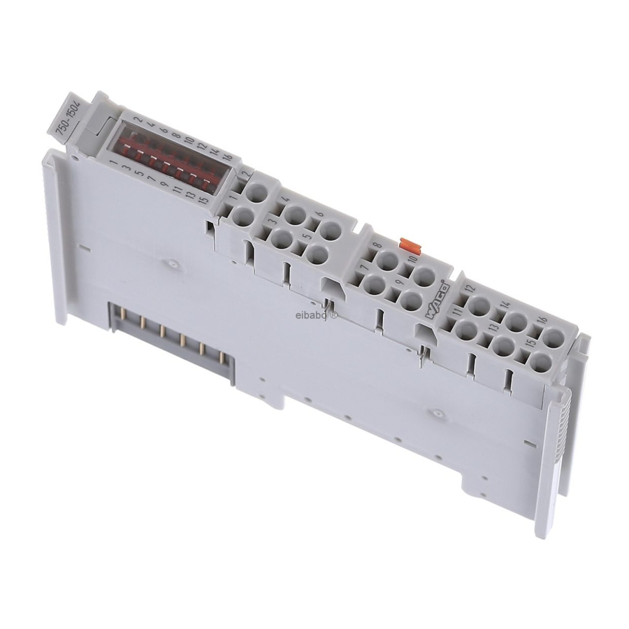 WAGO 750-1504 Manual
