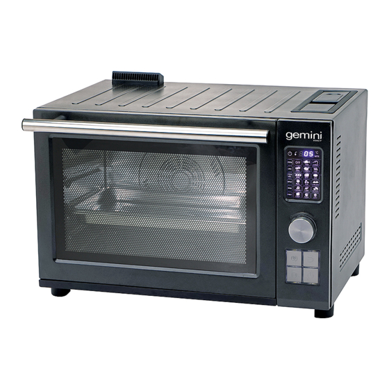User Manuals: GILMAN gemeni GSO17G Steam Oven