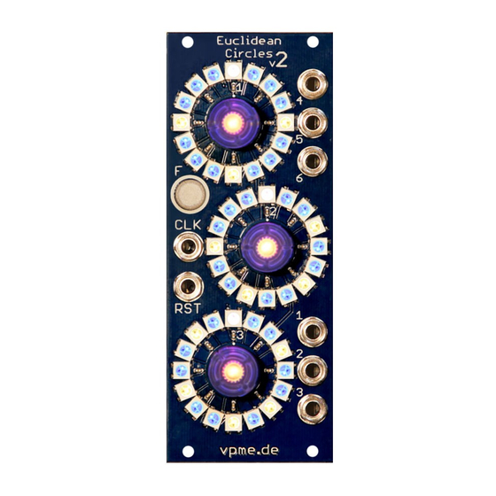 vpme.de Euclidean Circles v2 Build Manual & Bom