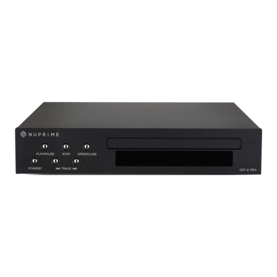NuPrime CDT-8 User Manual