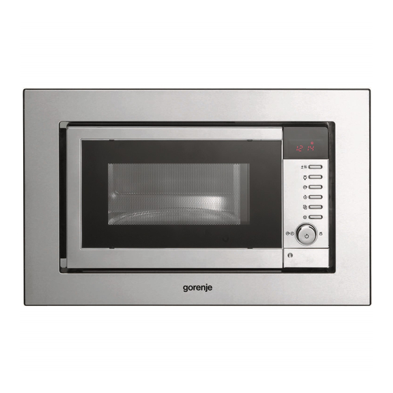 Gorenje BM2140X Owner's Manual