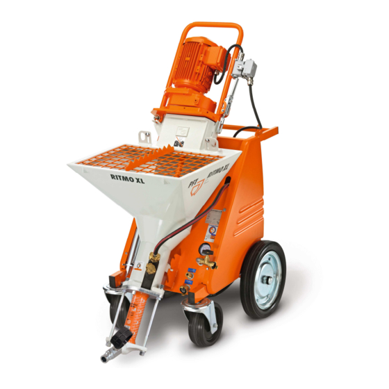 PFT RITMO XL FU 230 Operating Instructions Manual