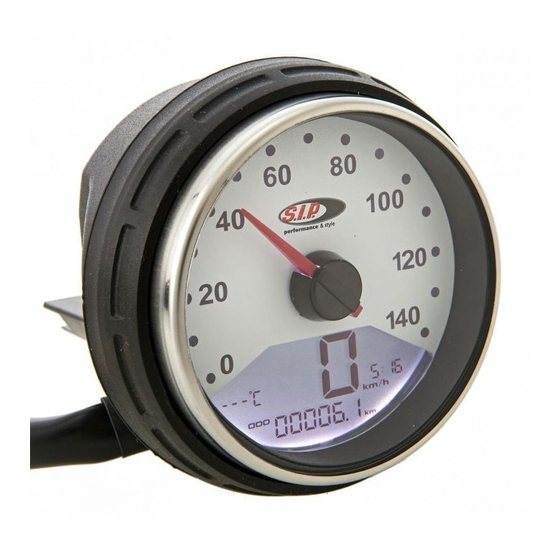 SIP SPEEDO-REVCOUNTER 2.0 Instructions Manual
