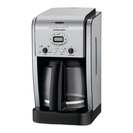 Cuisinart Extreme Brew DCC-2650P1 Instruction Manual