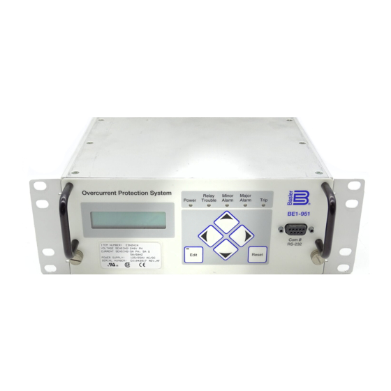 Basler BE1-951 Manual