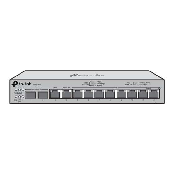 TP-Link ER7212PC Installation Manual