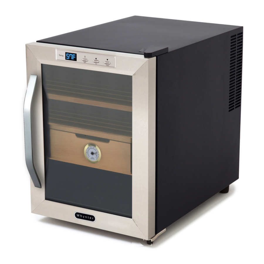 Whynter CHC-120S, CHC-251S - Cooler Humidor Manual