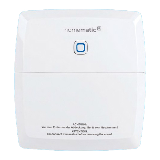 Homematic IP HmIP-WHS2 Installation And Operating Manual