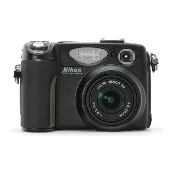 Nikon Coolpix 5400 Repair Manual
