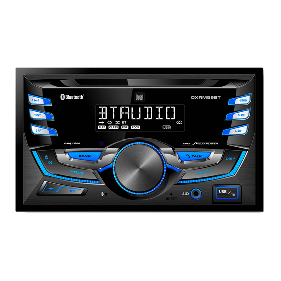 Dual DXRM59BT Installation & Owner's Manual