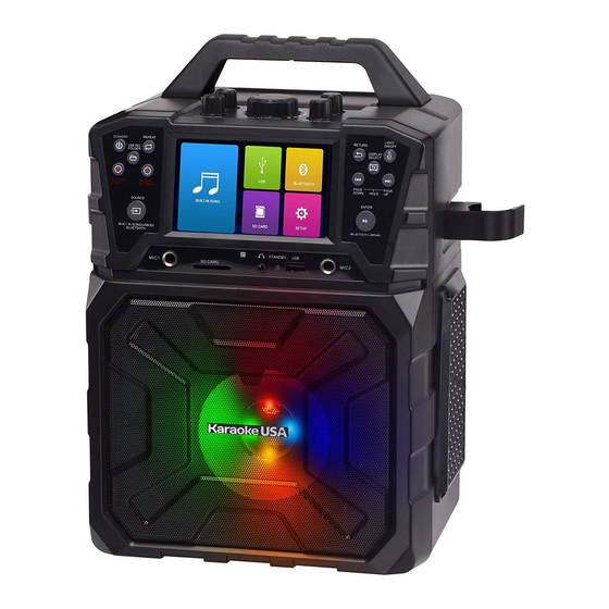 Karaoke USA SD520 User Manual