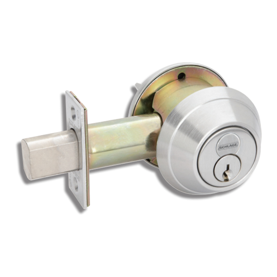 Schlage B Series Assembly Instructions