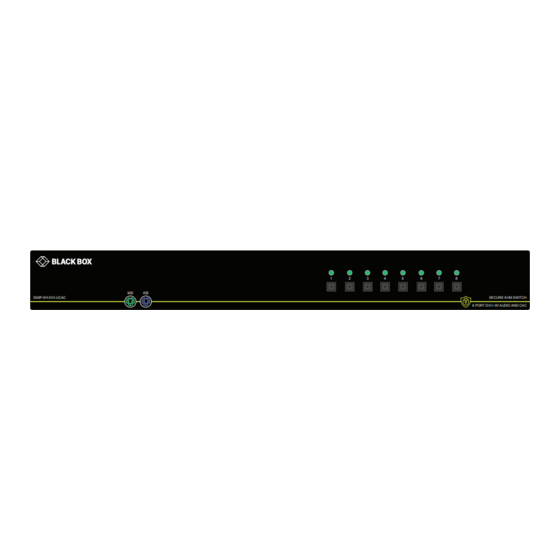 Black Box SS8P-SH-DVI-U User Manual