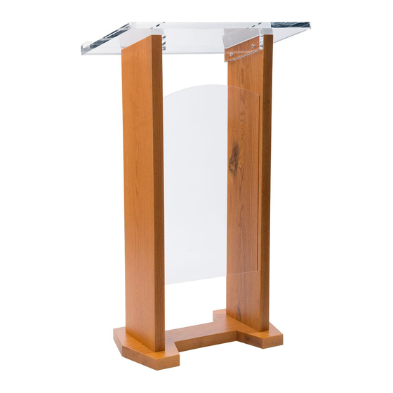 Displays2go LECTWFANAO Assembly Instructions