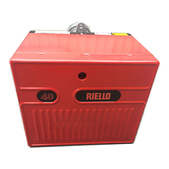 Riello 40 G5 LC Installation, Use And Maintenance Instructions