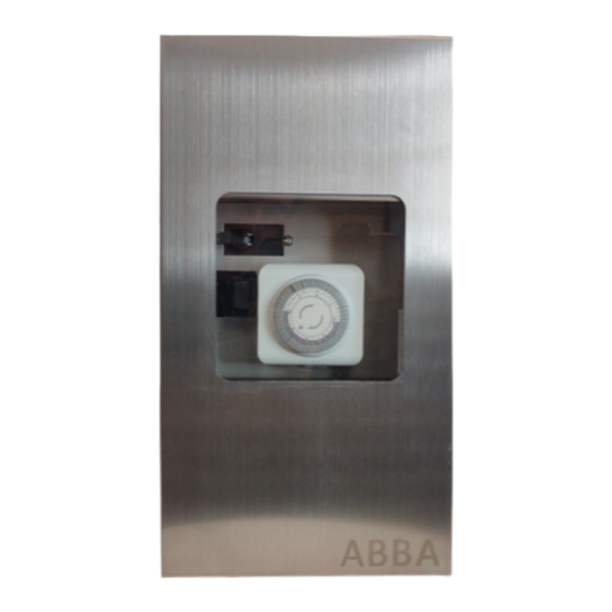 ABBA TSRPT600 Installation Manual