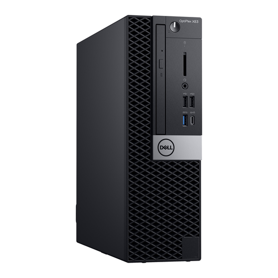 Dell OptiPlex XE3 Tower Installation Manual