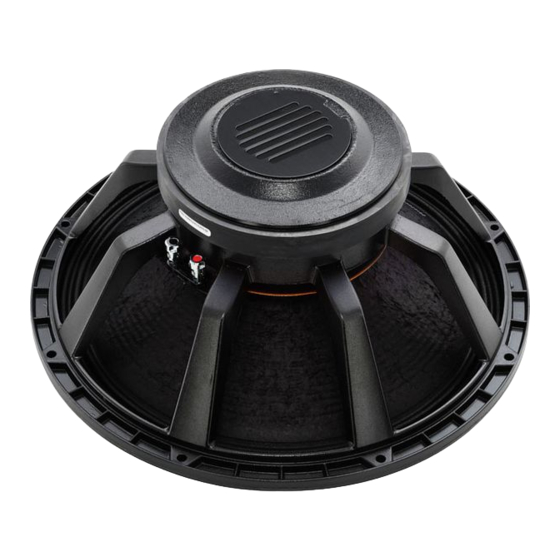 Electro-Voice EVX-180 Specification Sheet