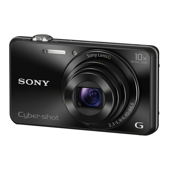 Sony Cyber-shot DSC-W35 Instruction Manual