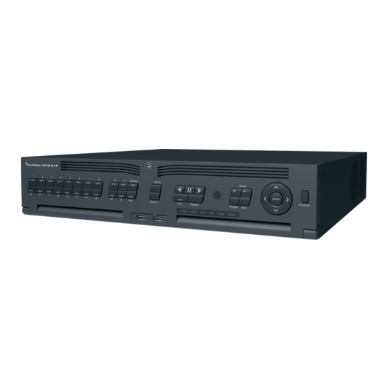 Interlogix TruVision NVR 50 Manuals