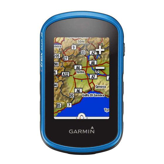 Garmin eTrex Touch 25 Manual