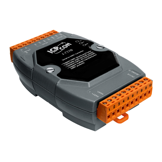 ICP DAS USA I-7570 Quick Start User Manual