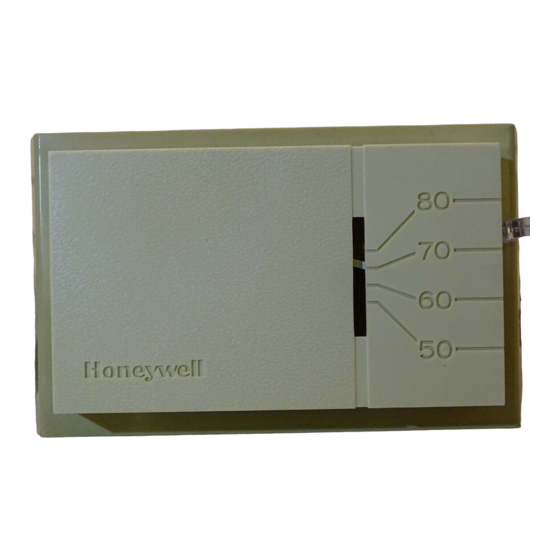 Honeywell T810C Installation Instructions