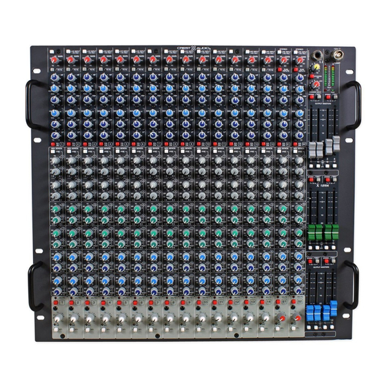 Crest Audio X 18RM Owner's Manual