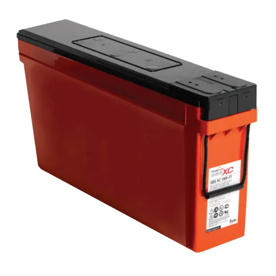 EnerSys SuperSafe SBS XC Installation, Operation And Maintenance Manual