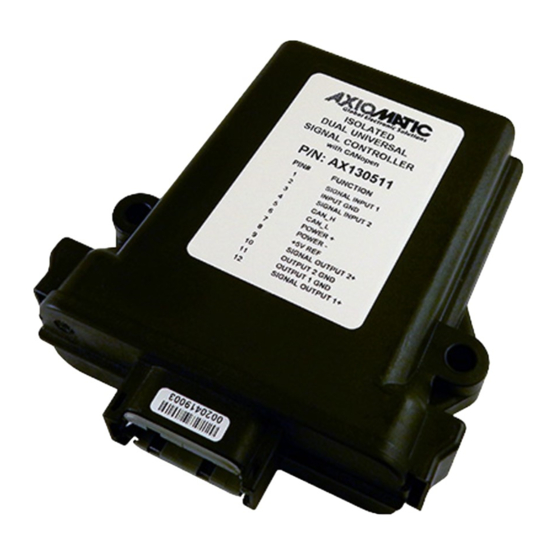 AXIOMATIC AX130511 User Manual