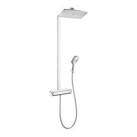 Hans Grohe Raindance Select Showerpipe 27112401 Installation/User Instructions/Warranty