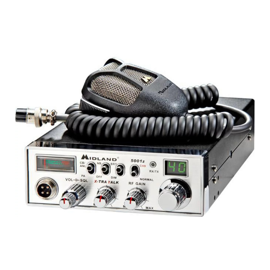 Midland 5001z - CB Radio Manual