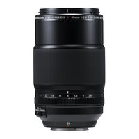 Fujifilm FUJINON XF80mmF2.8 R LM OIS WR Macro Owner's Manual