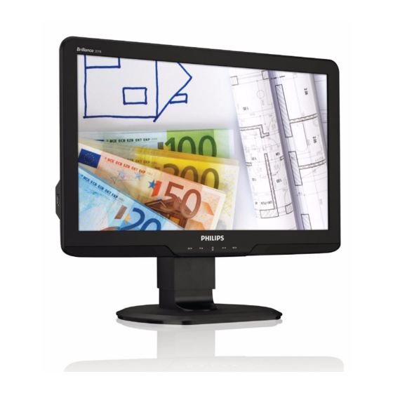 Philips 201B2CB LCD Monitor Manuals