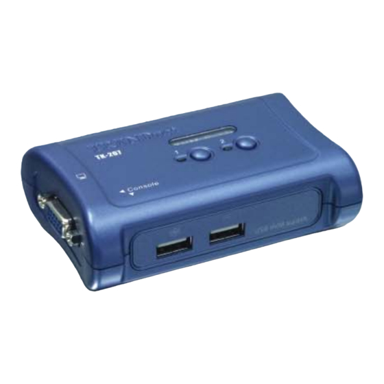 TRENDnet TK-407K - KVM Switch - USB Software Manual