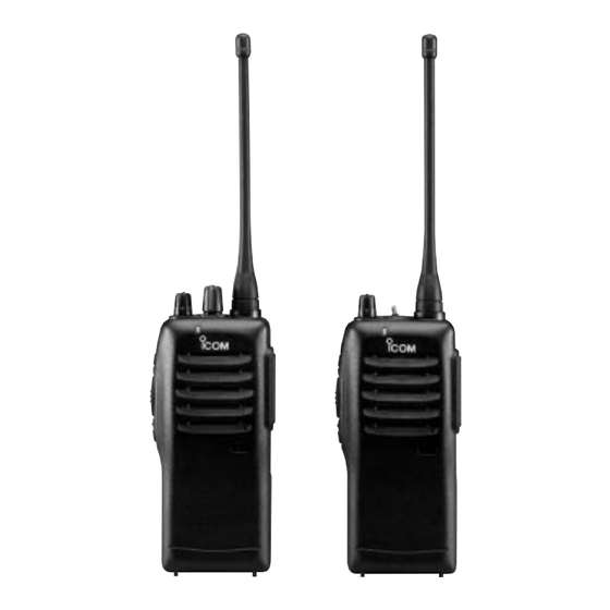 Icom IC-F21 Series Service Manual