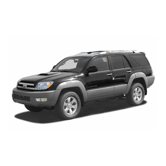 Toyota 2005 4Runner Owner's Manual