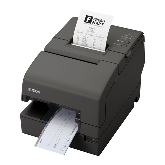 Epson TM-H6000IV Product Information Manual