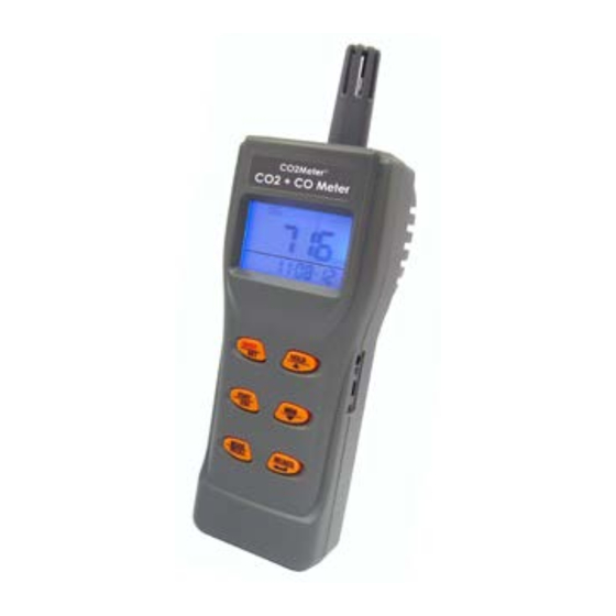 Co2meter 77597 Operation Manual