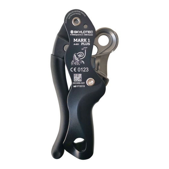 SKYLOTEC MARK 1 PLUS Instructions For Use Manual