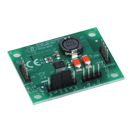 Texas Instruments TPS6103 Series User Manual